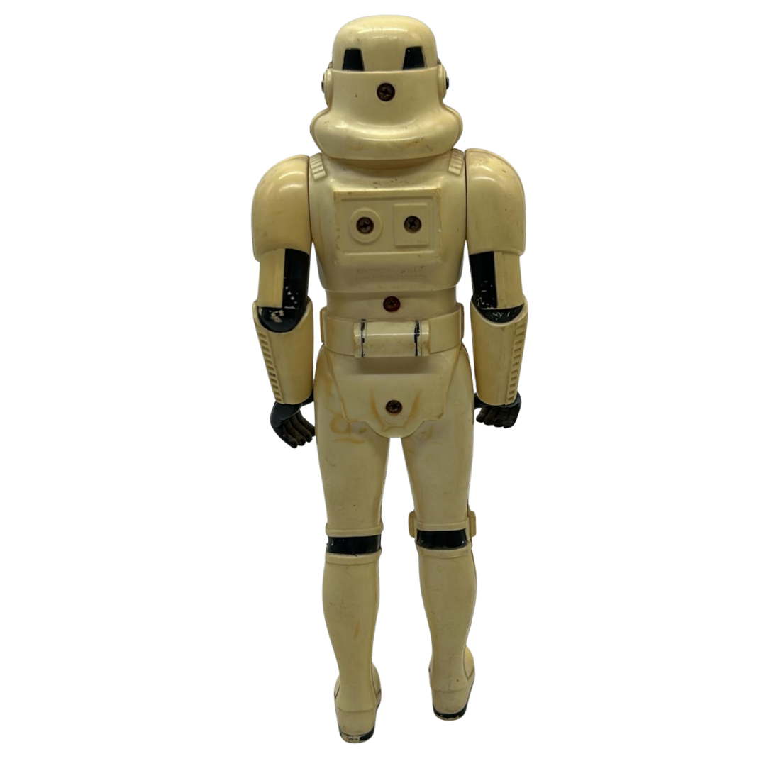 Vintage Star Wars Stormtrooper 1978 Large 12 inch figure good but yellowed 73