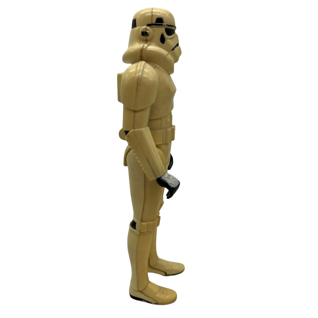 Vintage Star Wars Stormtrooper 1978 Large 12 inch figure good but yellowed 73