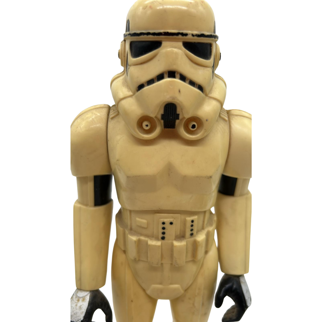 Vintage Star Wars Stormtrooper 1978 Large 12 inch figure good but yellowed 73