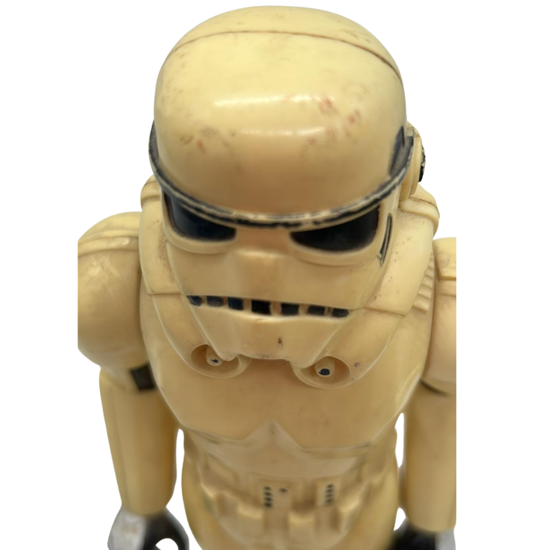 Vintage Star Wars Stormtrooper 1978 Large 12 inch figure good but yellowed 73