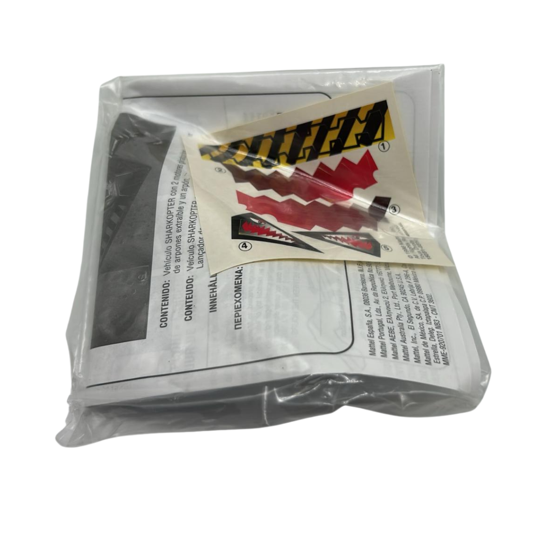 Street Sharks Sharkopter vehicle in box with inserts & unused contents