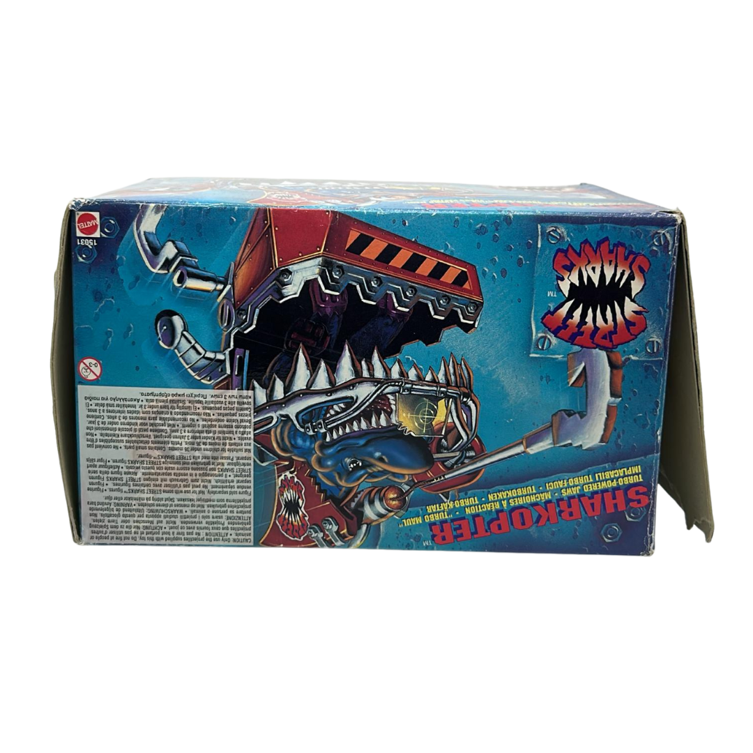 Street Sharks Sharkopter vehicle in box with inserts & unused contents