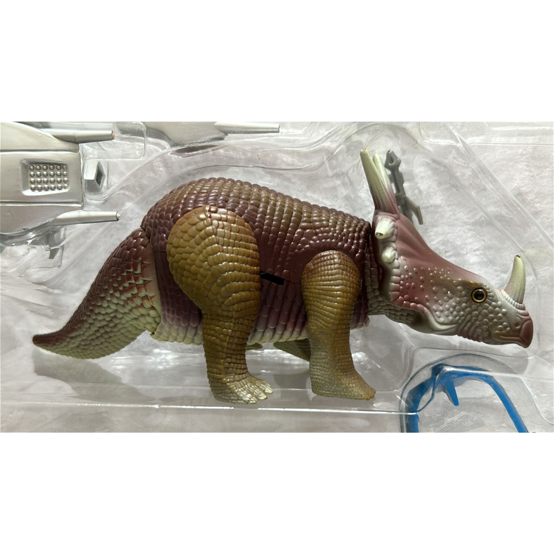 Dino Riders Styracosaurus Boxed With Inserts not complete 691