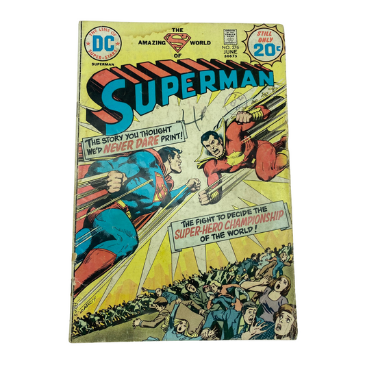 Superman No. 276 1st Appearance Of Shazam Captain Thunder 1974 DC Comics