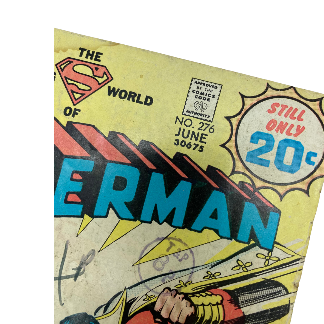 Superman No. 276 1st Appearance Of Shazam Captain Thunder 1974 DC Comics
