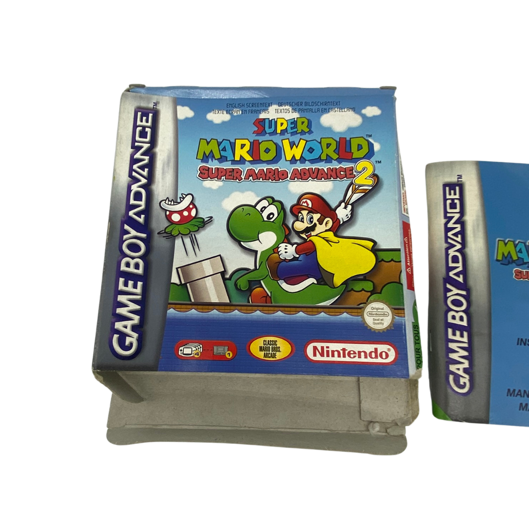 Nintendo Gameboy Advance Super Mario World 2 box & instructions