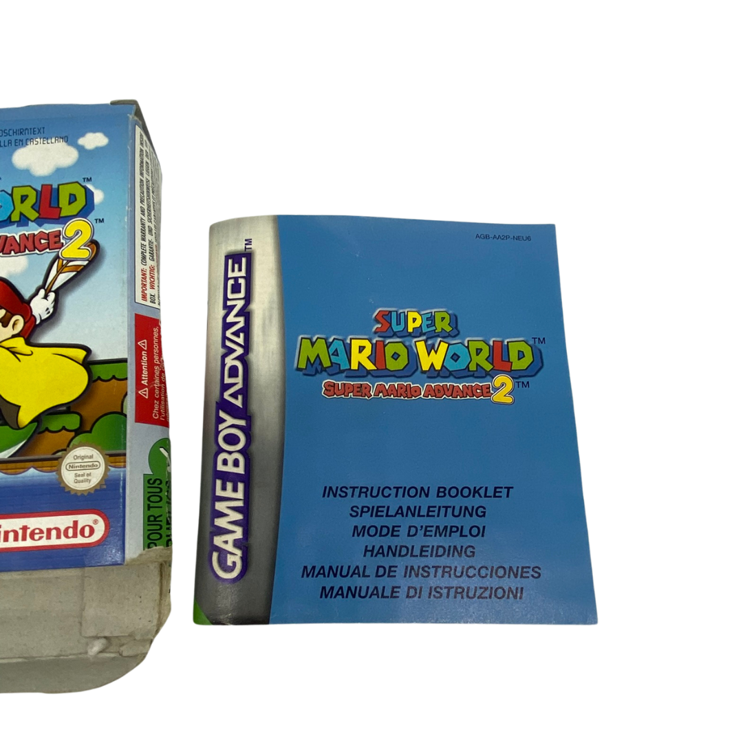 Nintendo Gameboy Advance Super Mario World 2 box & instructions
