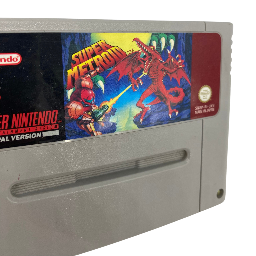 Super Nintendo / SNES Super Metroid game PAL 168
