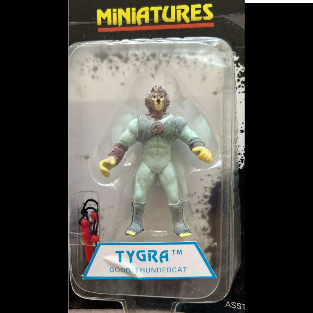 Thundercats Tigra Vintage 1980's Mini Figure Miniatures MOC frosted figure