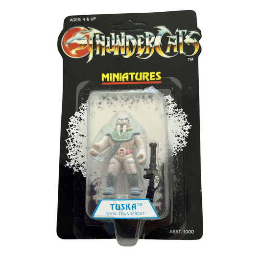 Thundercats Tuska Vintage 1980's Mini Figure Miniatures MOC frosted figure