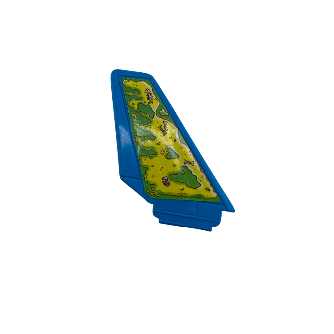 Teenage Mutant Ninja Turtles Bubble Bomber jet wing part LEFT rear tail fin 329