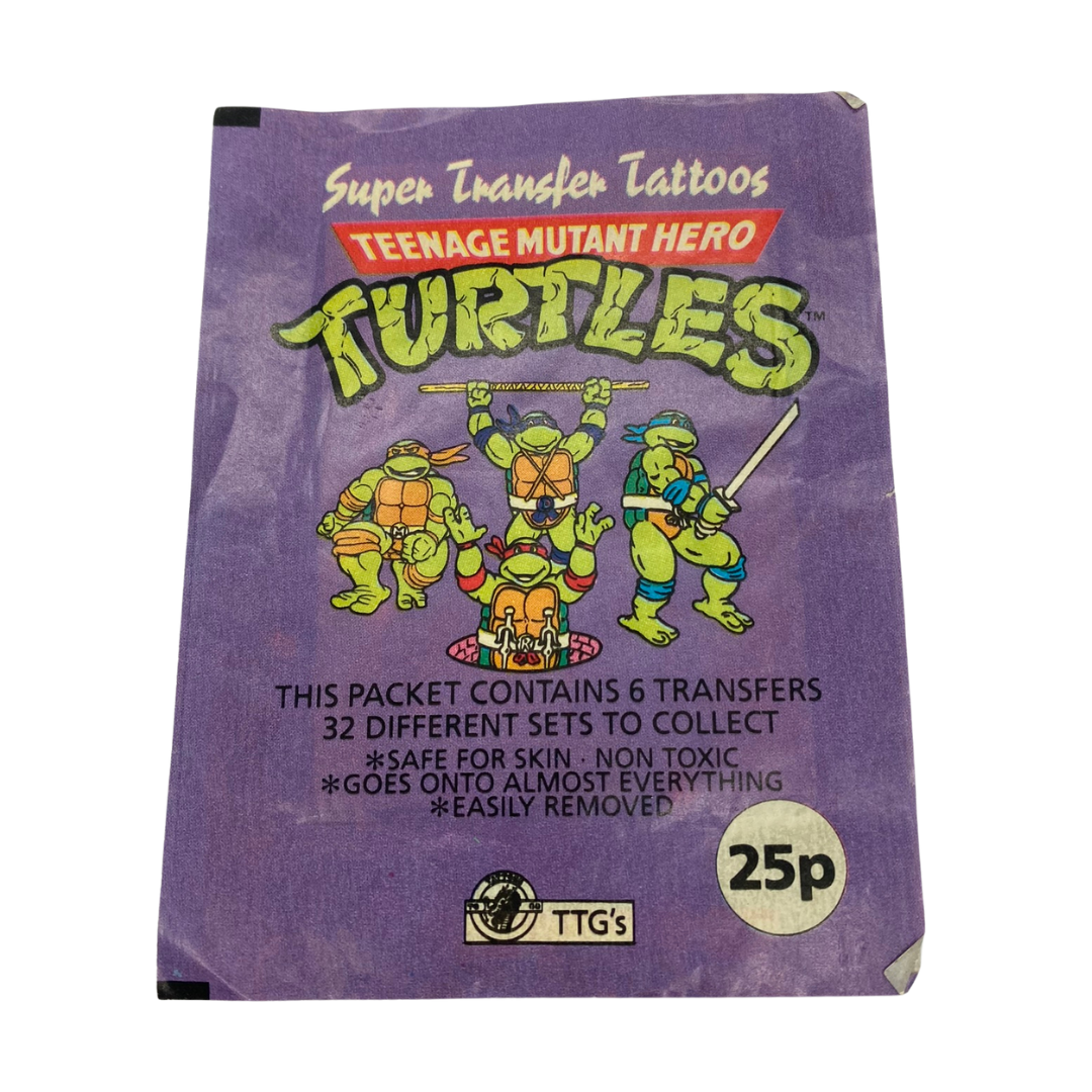 Teenage Mutant Hero Turtles Super Transfer Tattoos unopened