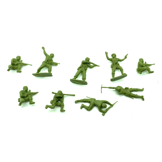 Plastic toy soldiers Commandos Vintage toys 462