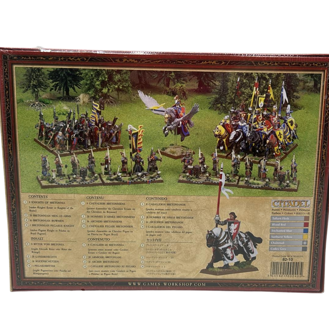 Games Workshop Warhammer Fantasy Battle Bretonnian Battalion SEALED