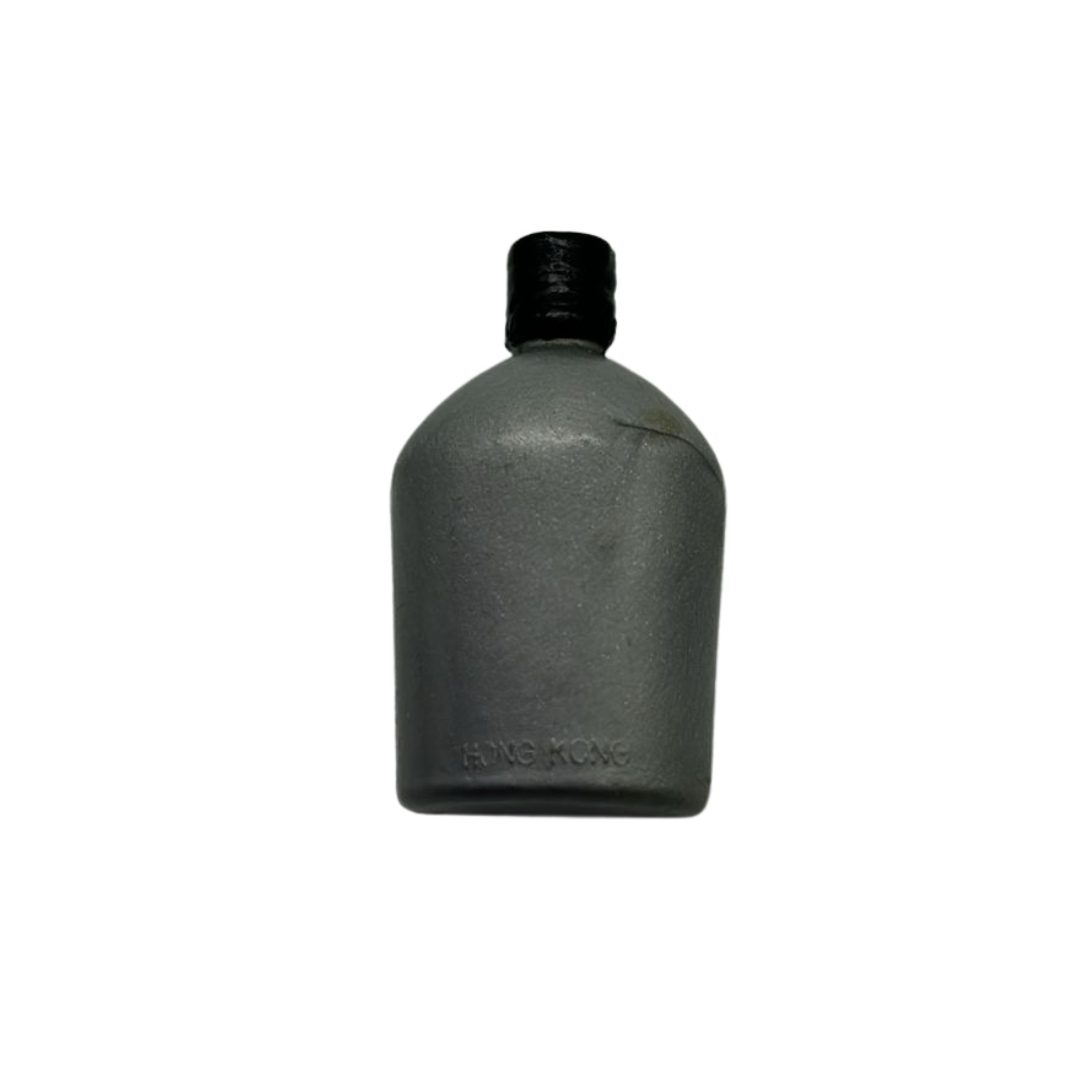 Vintage Action Man water bottle with black top