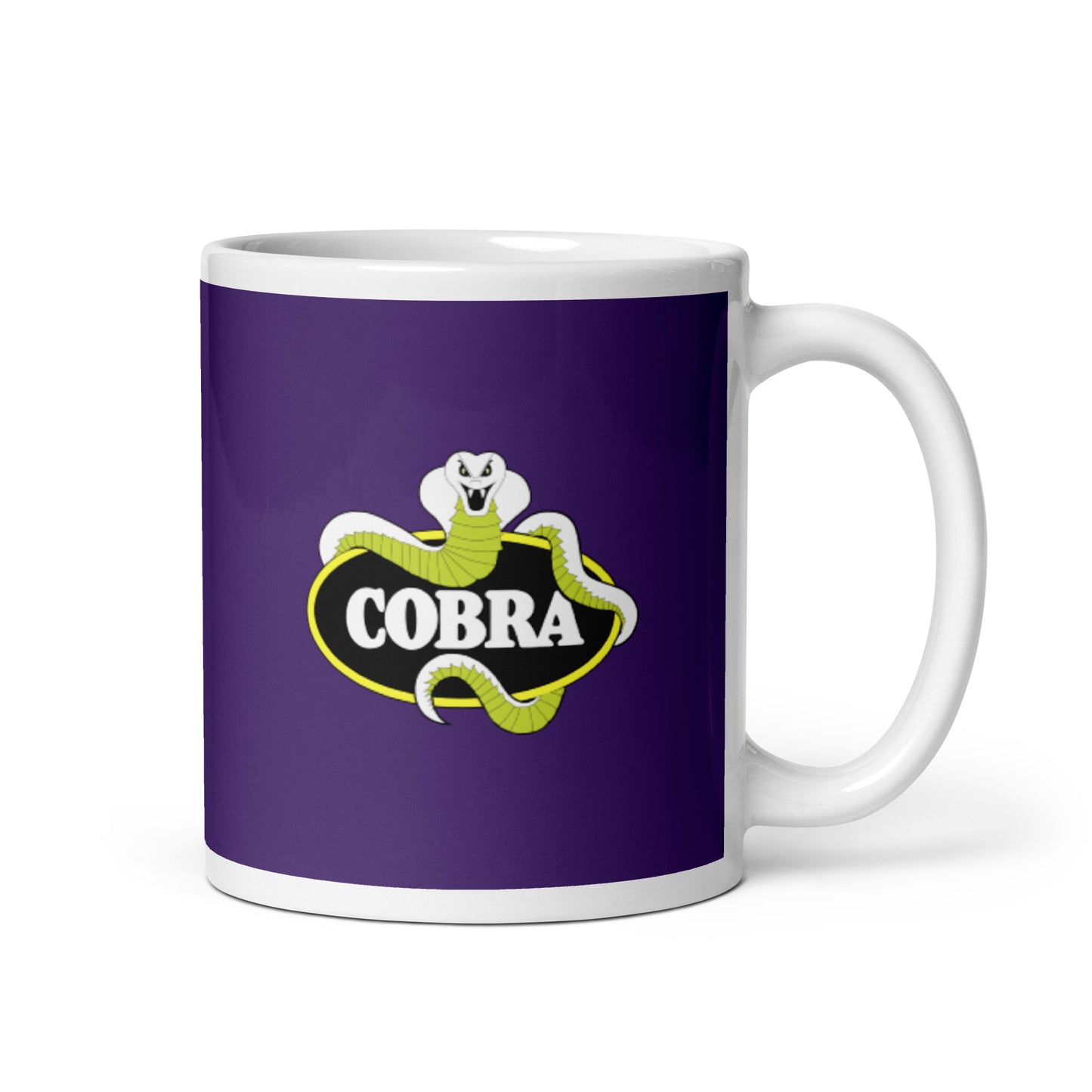 Palitoy Action Force Cobra logo white glossy mug