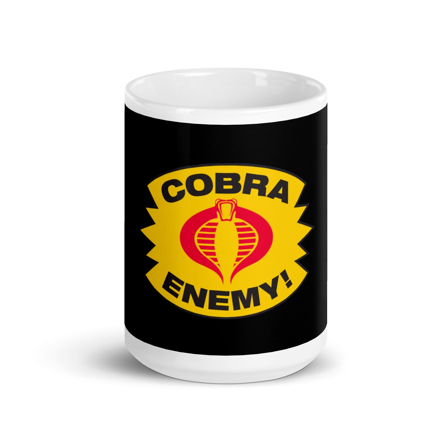 Cobra Enemy white glossy mug