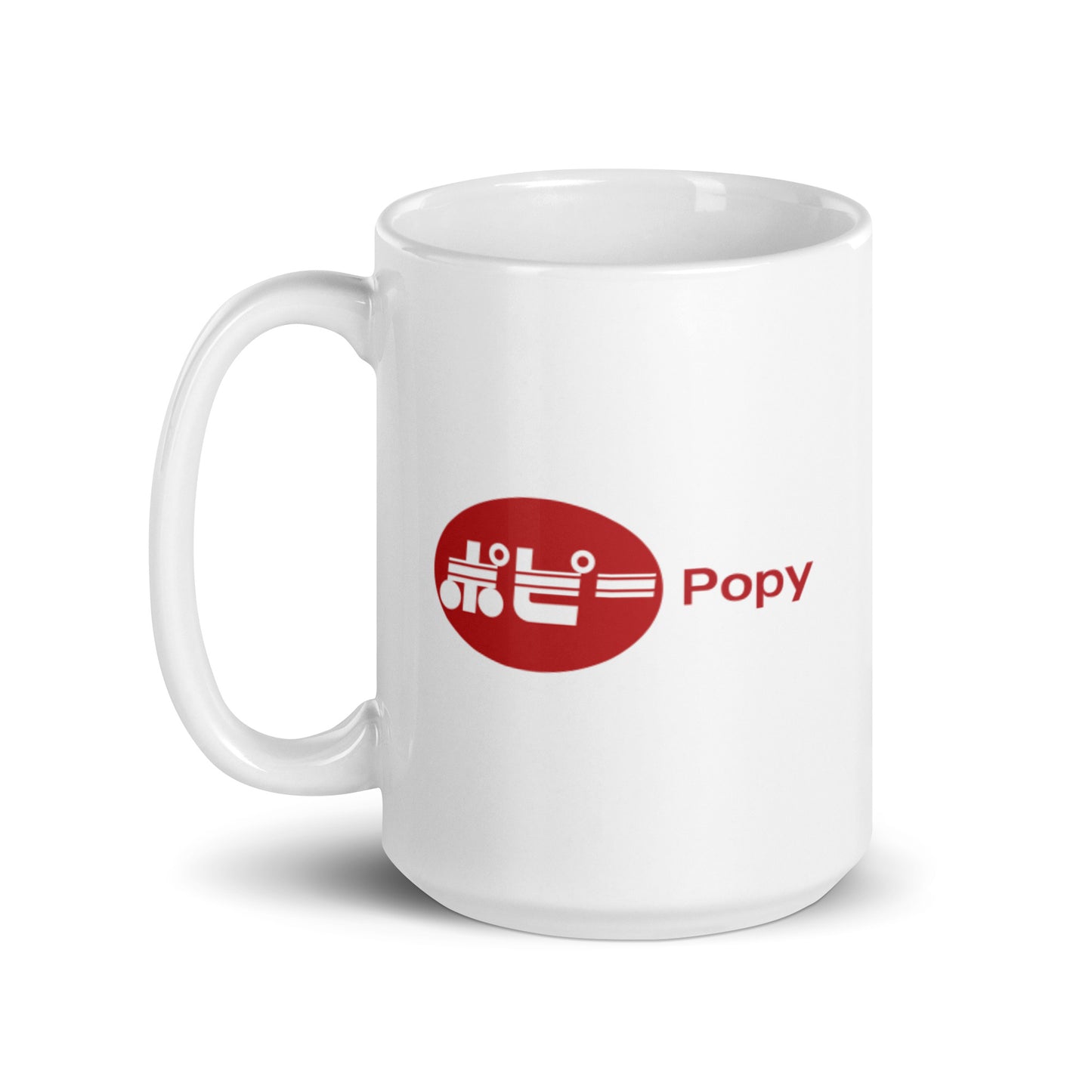 Vintage Star Wars Popy white glossy mug