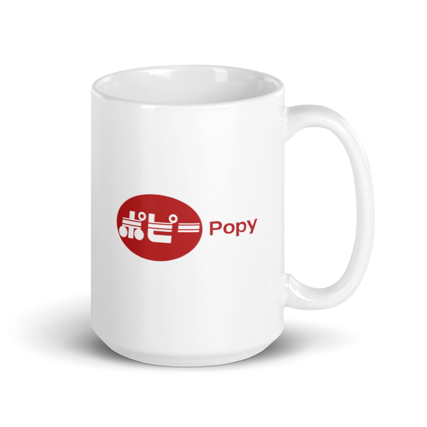 Vintage Star Wars Popy white glossy mug