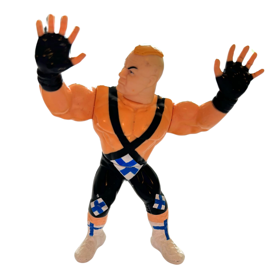 WWF Ludvig Borga green card, series 11 figure by Hasbro, working mechanism