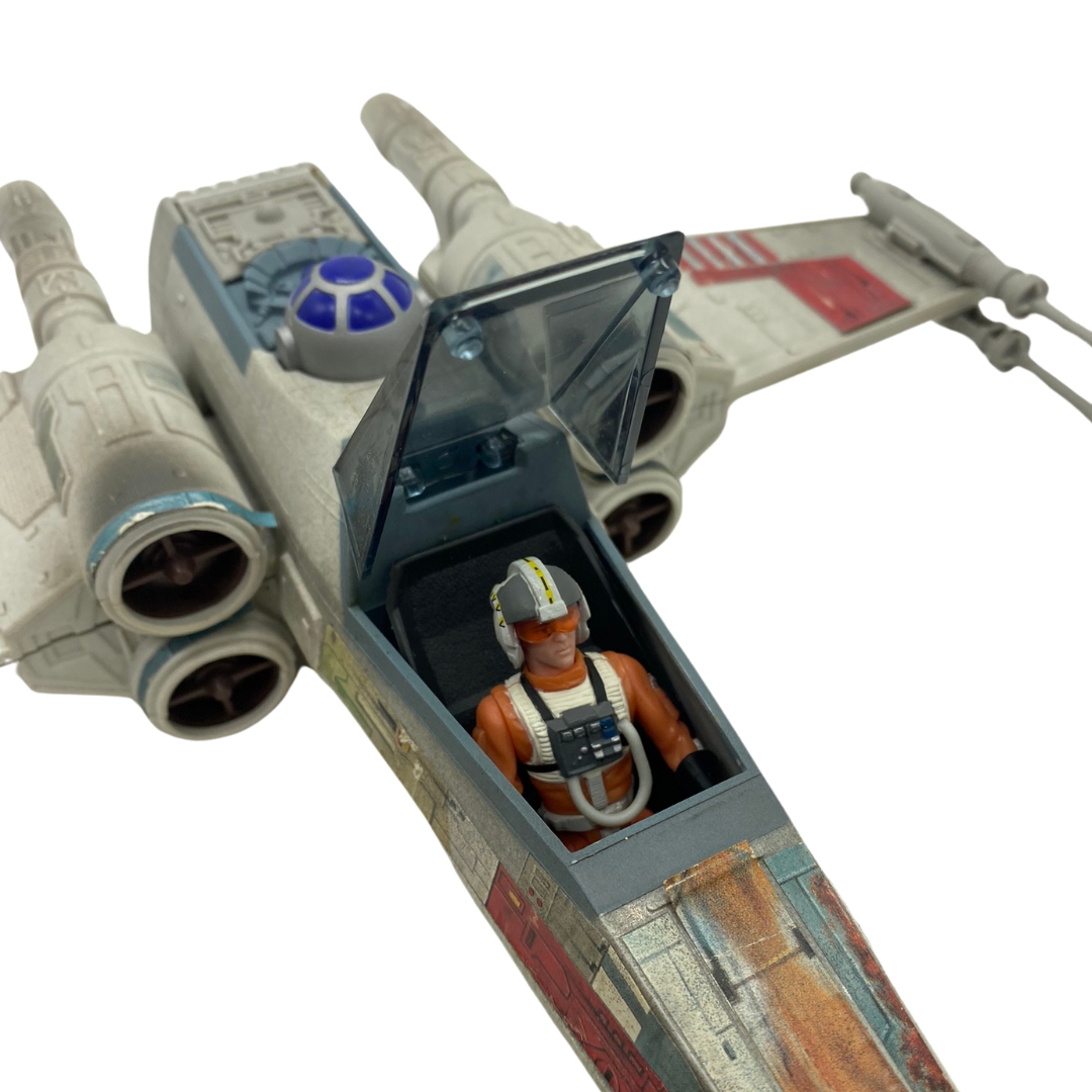 Star Wars 1995 X-Wing & Luke Skywalker X-Wing figure complete