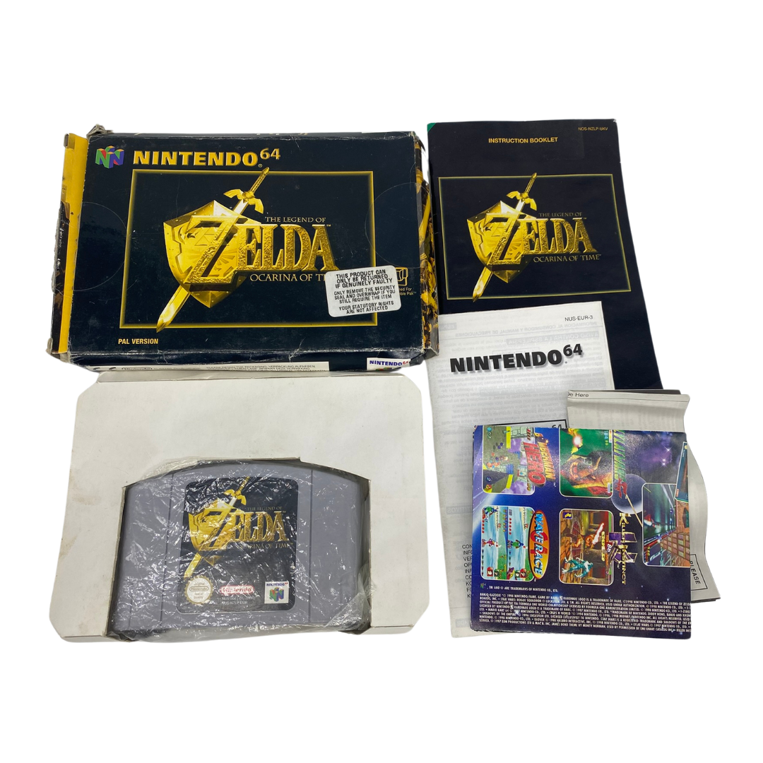 Nintendo 64 / N64 The Legend Of Zelda Ocarina Of Time, game box instructions