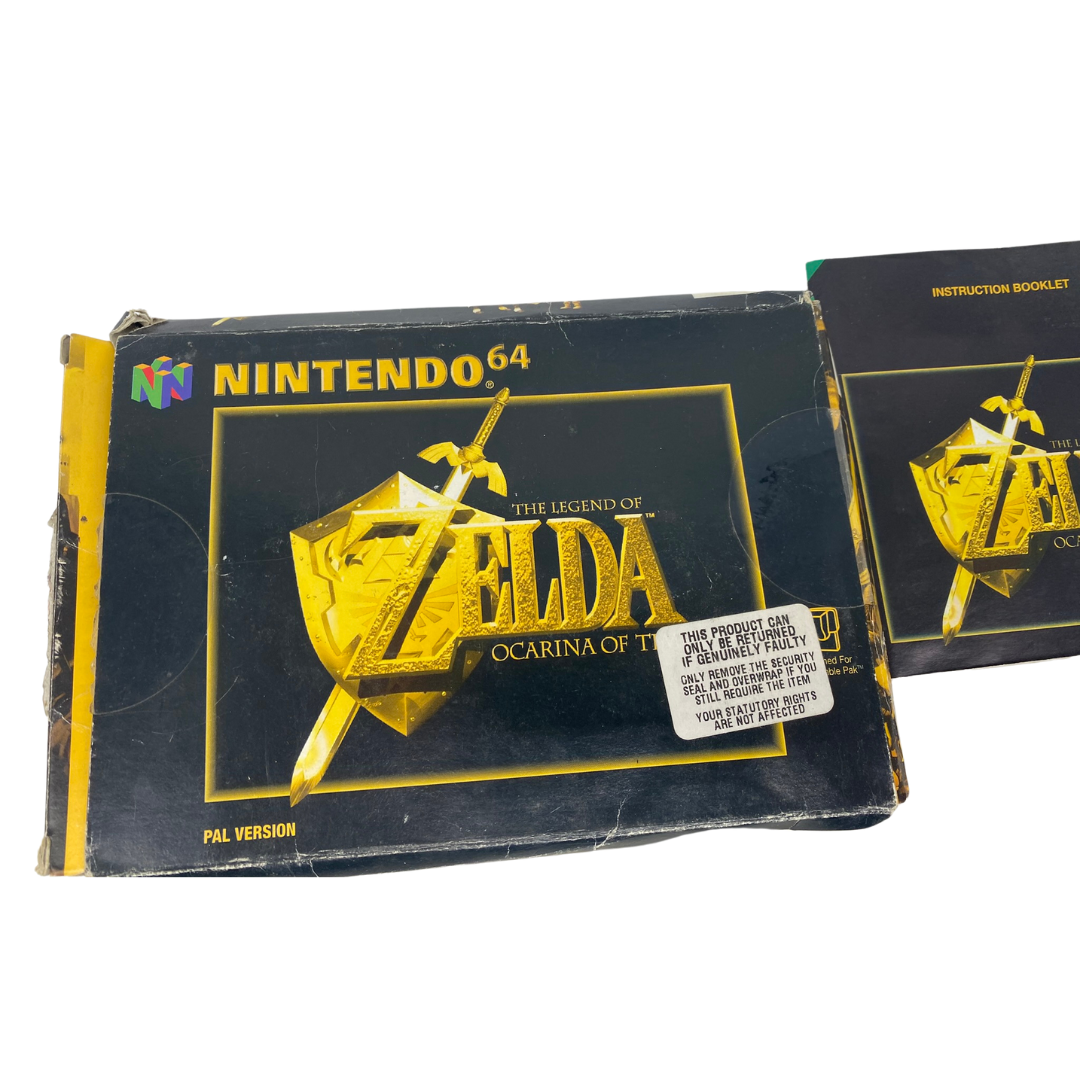 Nintendo 64 / N64 The Legend Of Zelda Ocarina Of Time, game box instructions