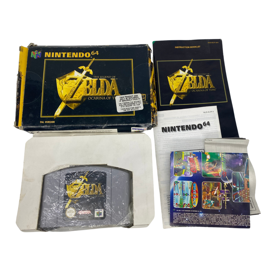 Nintendo 64 / N64 The Legend Of Zelda Ocarina Of Time, game box instructions