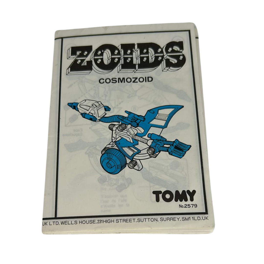 Tomy Zoids Cosmazoid instructions vintage 1980s toy