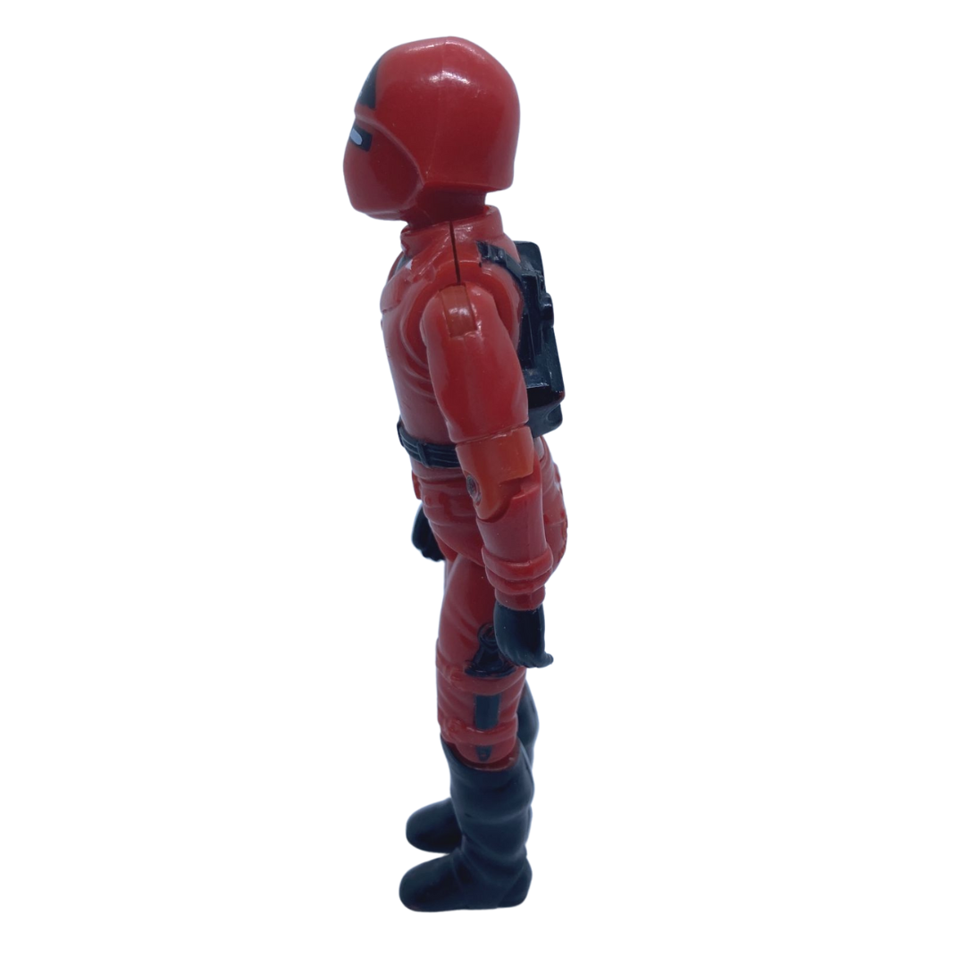 Action Force Palitoy Red Laser figure, very nice emblem, Red Shadows, vintage 1980s