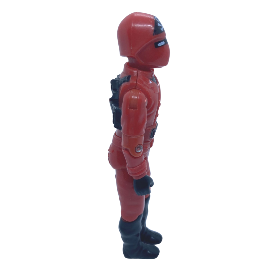 Action Force Palitoy Red Laser figure, very nice emblem, Red Shadows, vintage 1980s