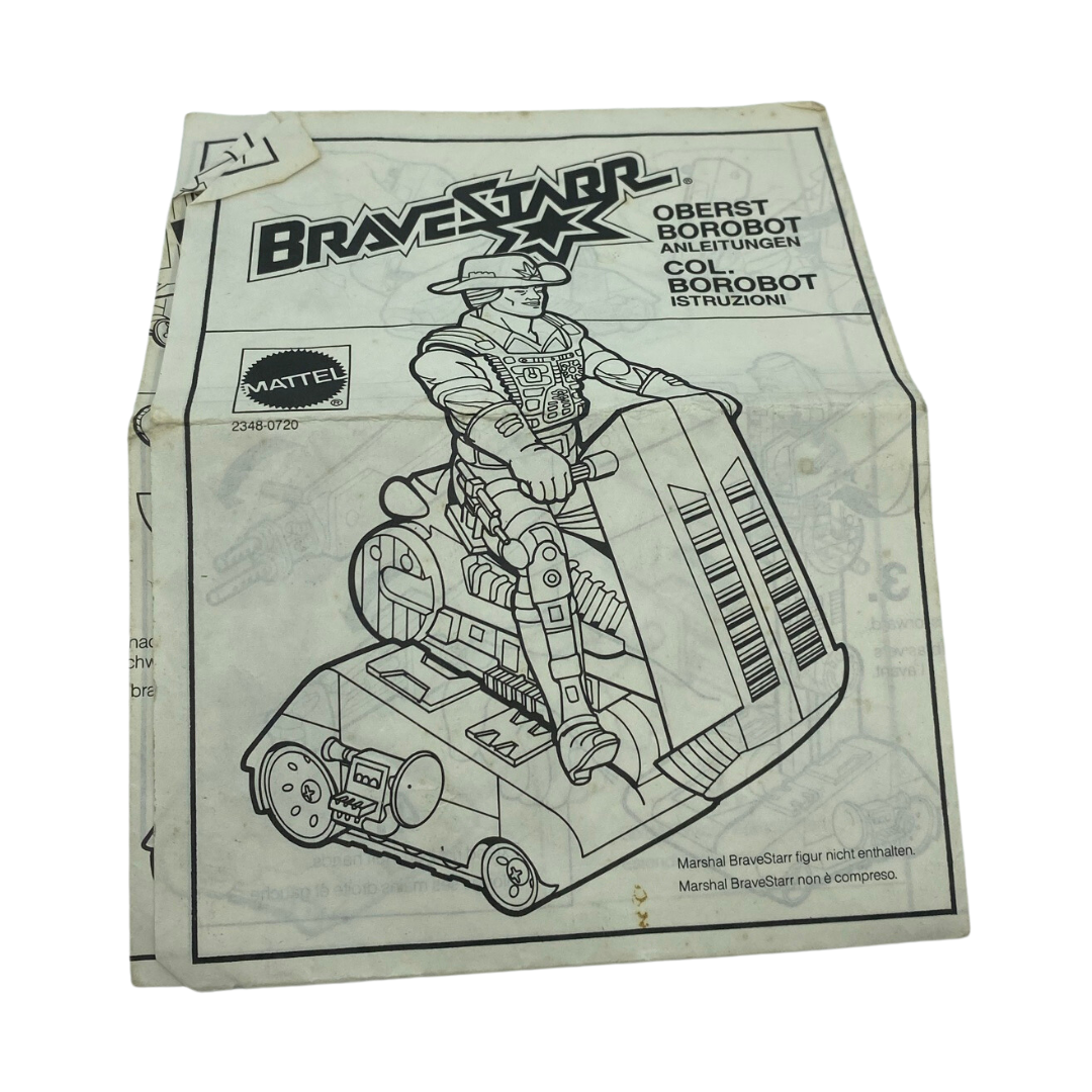 Bravestarr Col Borobot instructions, Brave Star