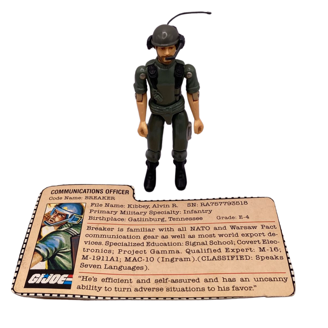 GI Joe, Action Force Breaker with file card 200