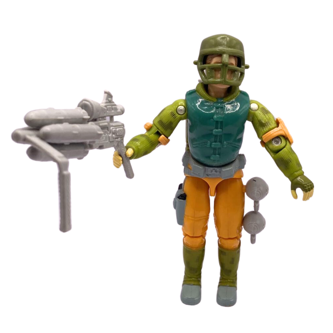 GI Joe, Action Force Captain Gridiron, not complete, 196