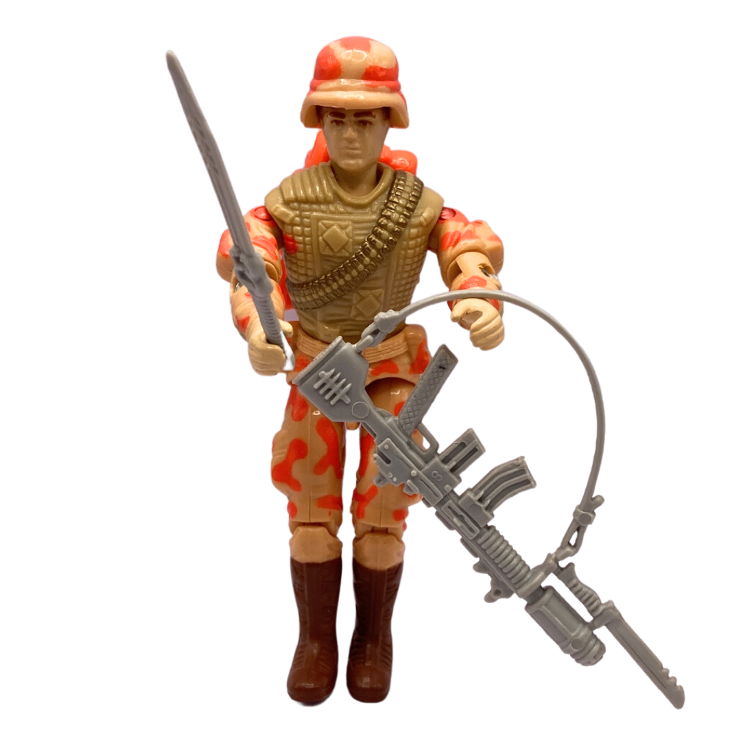 G.I. Joe Action Force Spearhead and Max complete with filecard 19