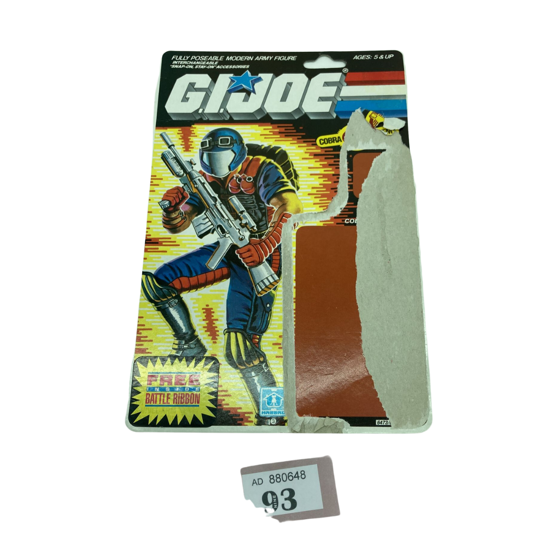 G.I. Joe, Action Force, Cobra Viper, Vipers full file card cardback 93