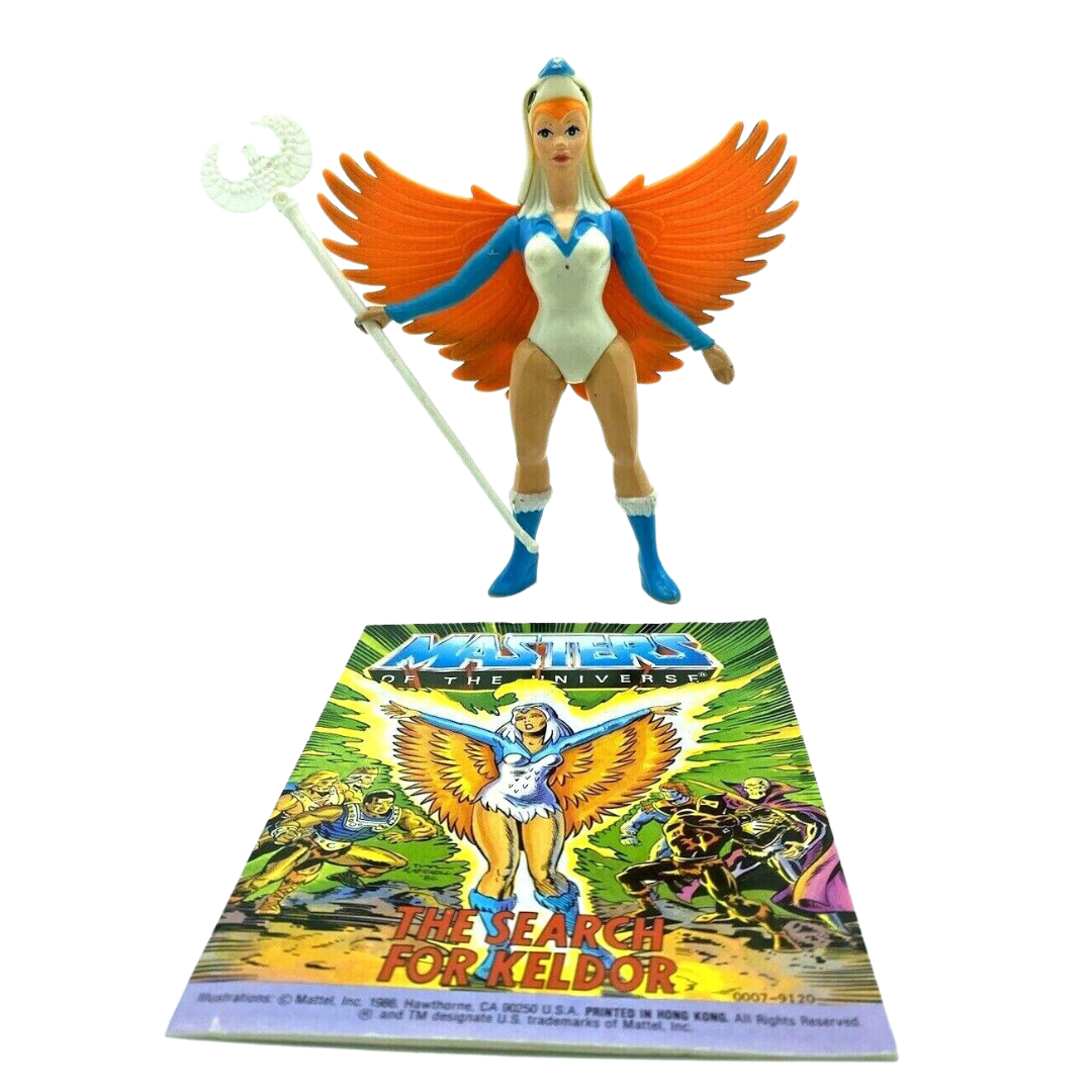 He-Man Sorceress figure complete with weapon and comic