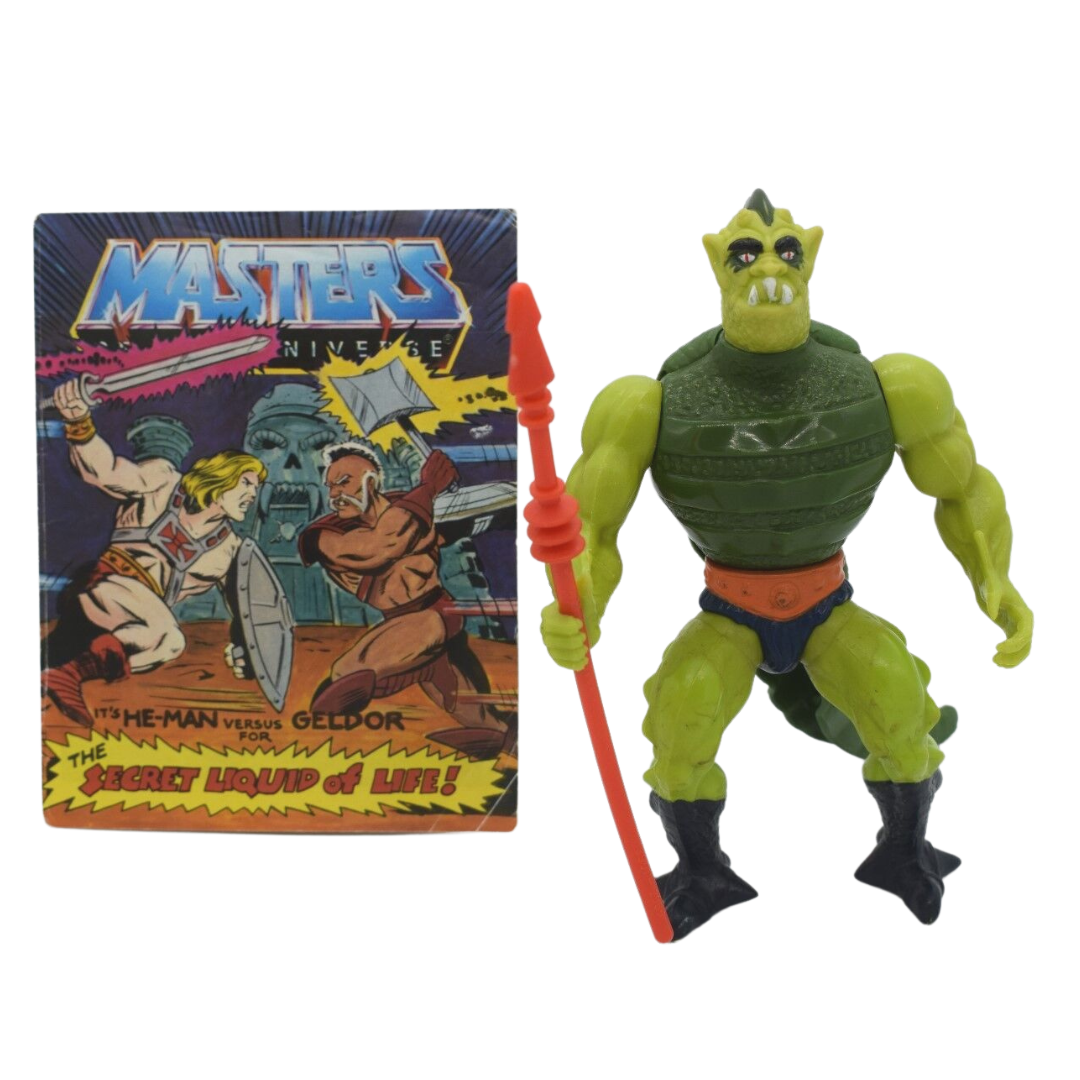 He-Man Whiplash complete and with comic