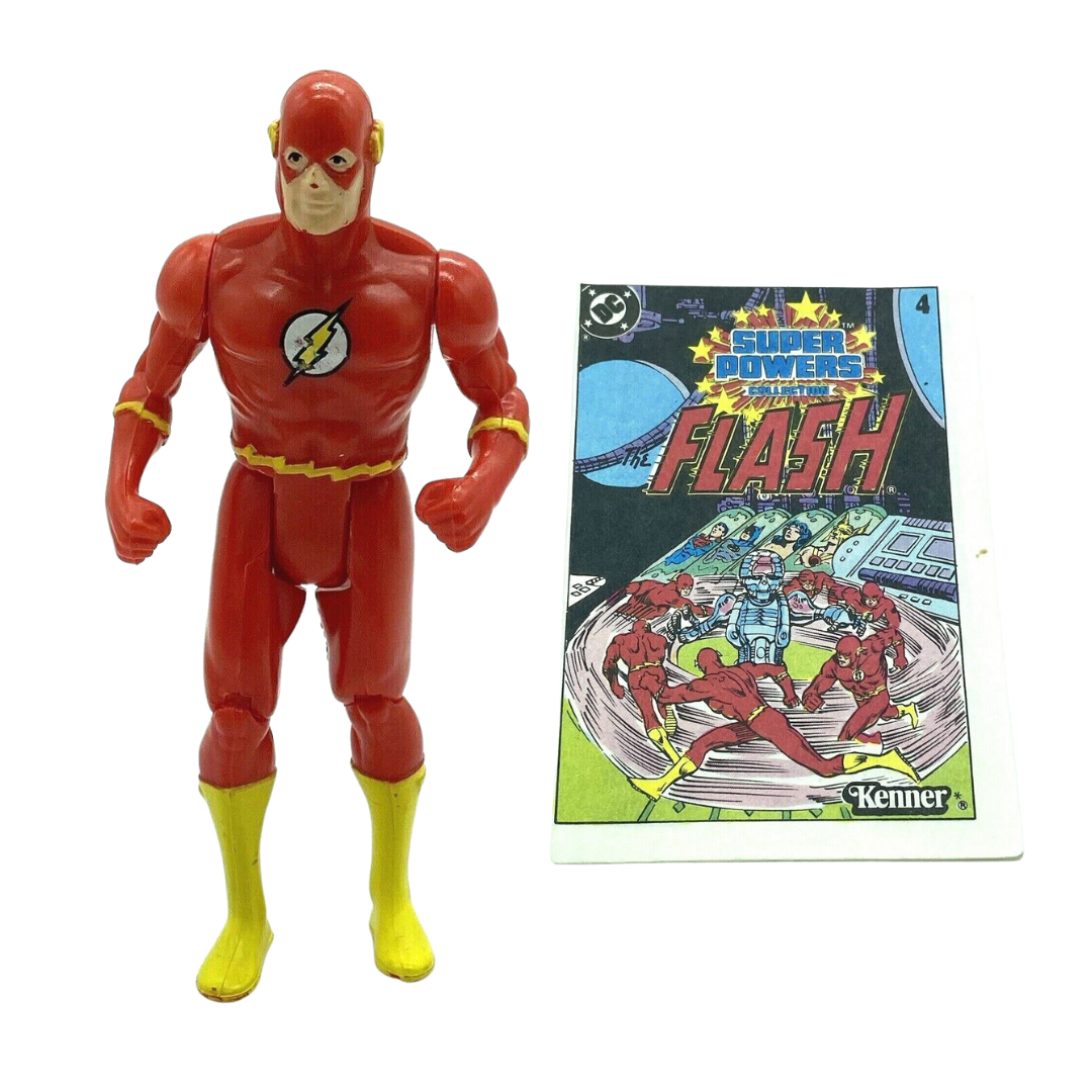 Super Powers The Flash with Comic working action DC