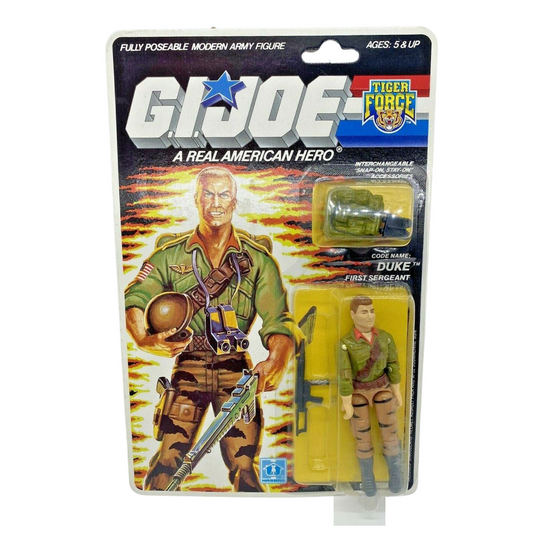 G.I. Joe Tiger Force Duke MOC, vintage 1980s toy figure