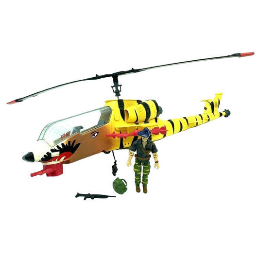 G.I. Joe Tigerfly Tiger Force helicopter with Recondo Tiger Fly