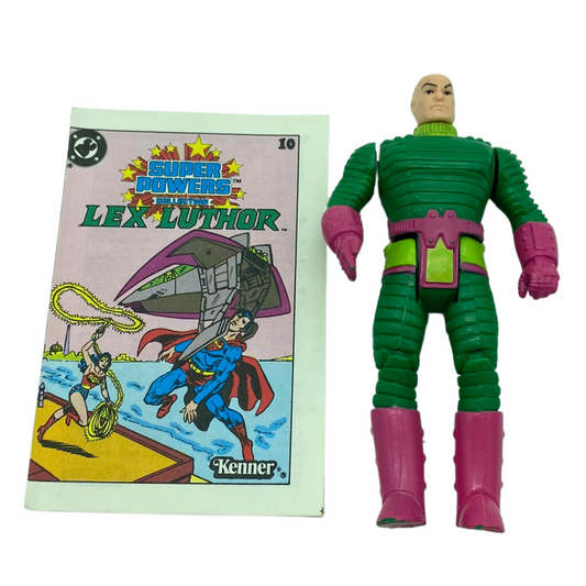 Super Powers Lex Luther figure and comic DC