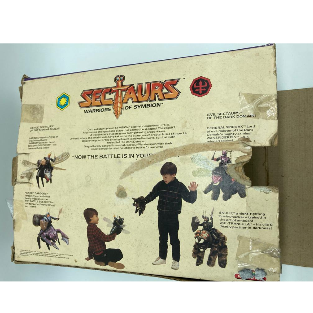 Sectaurs Dragon Flyer with Prince Dargon figure, boxed with instructions 55