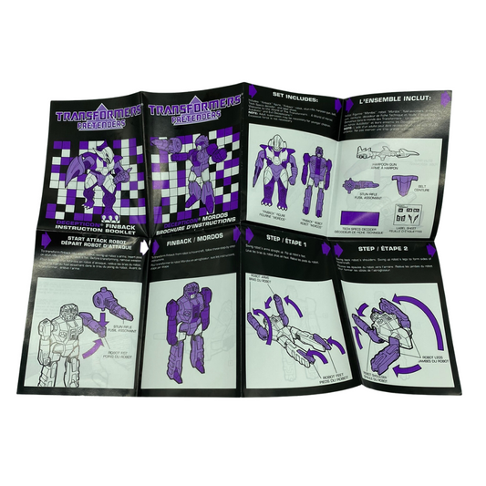 Transformers Finback Pretender instructions