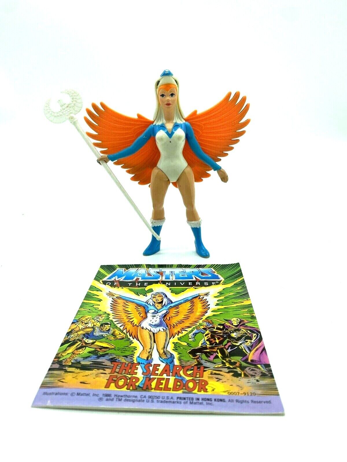 He-Man Sorceress figure complete with weapon and comic