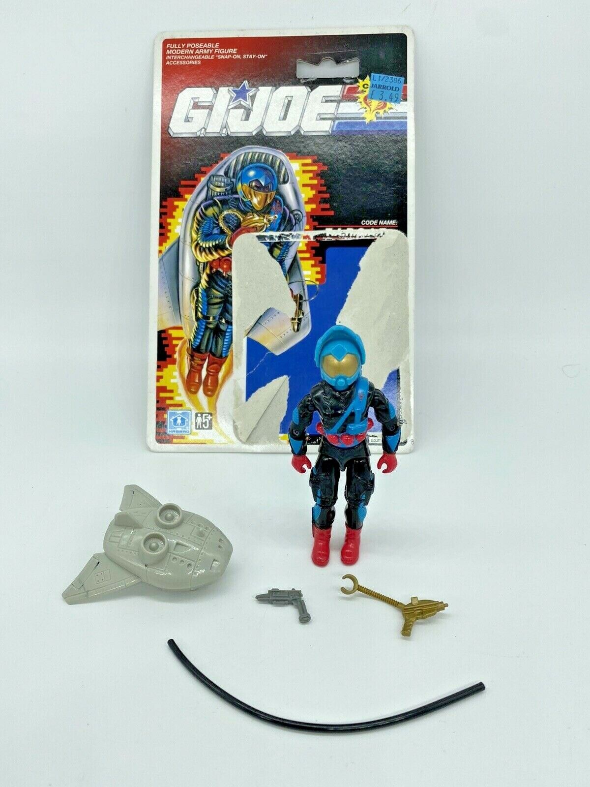 G.I. Joe TARGAT complete Cobra figure with card