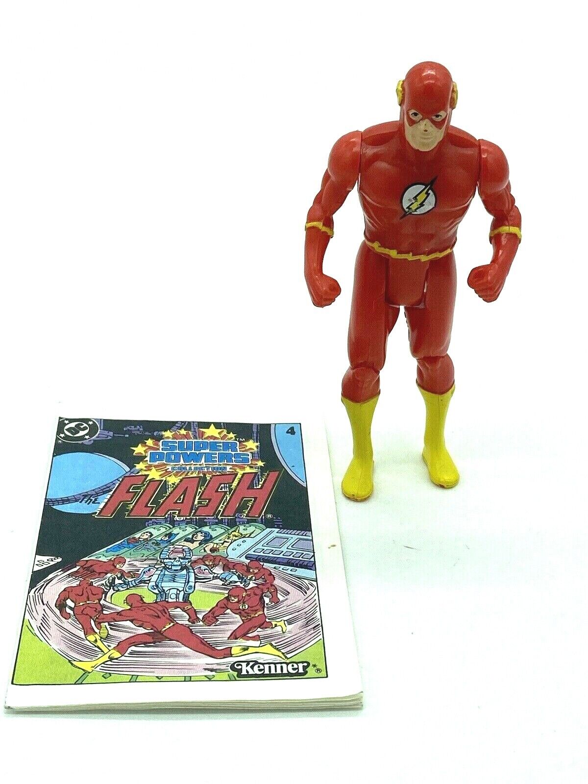 Super Powers The Flash with Comic working action DC