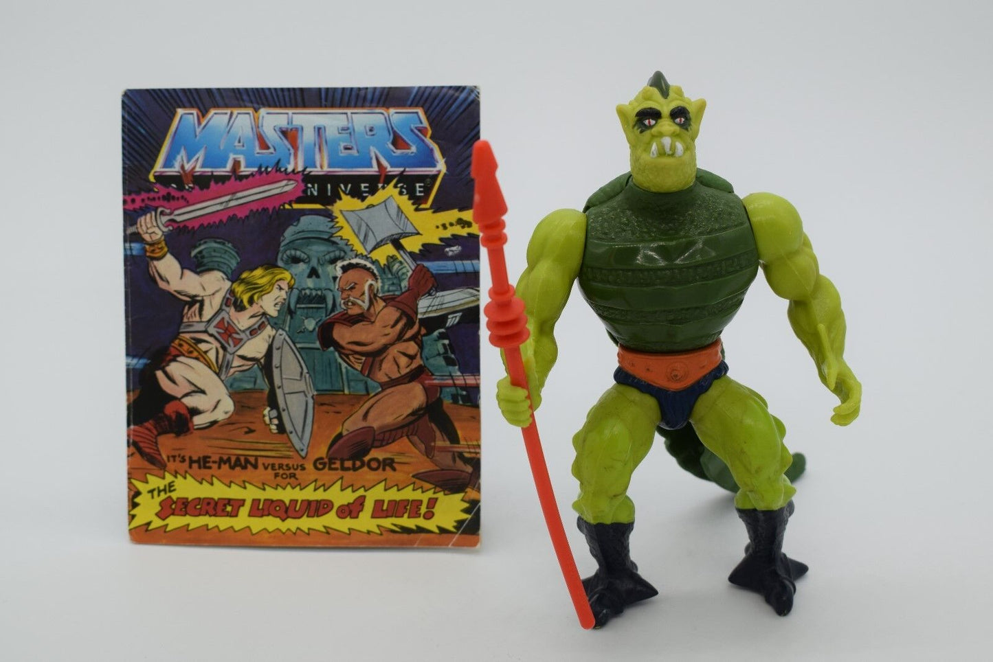 He-Man Whiplash complete and with comic