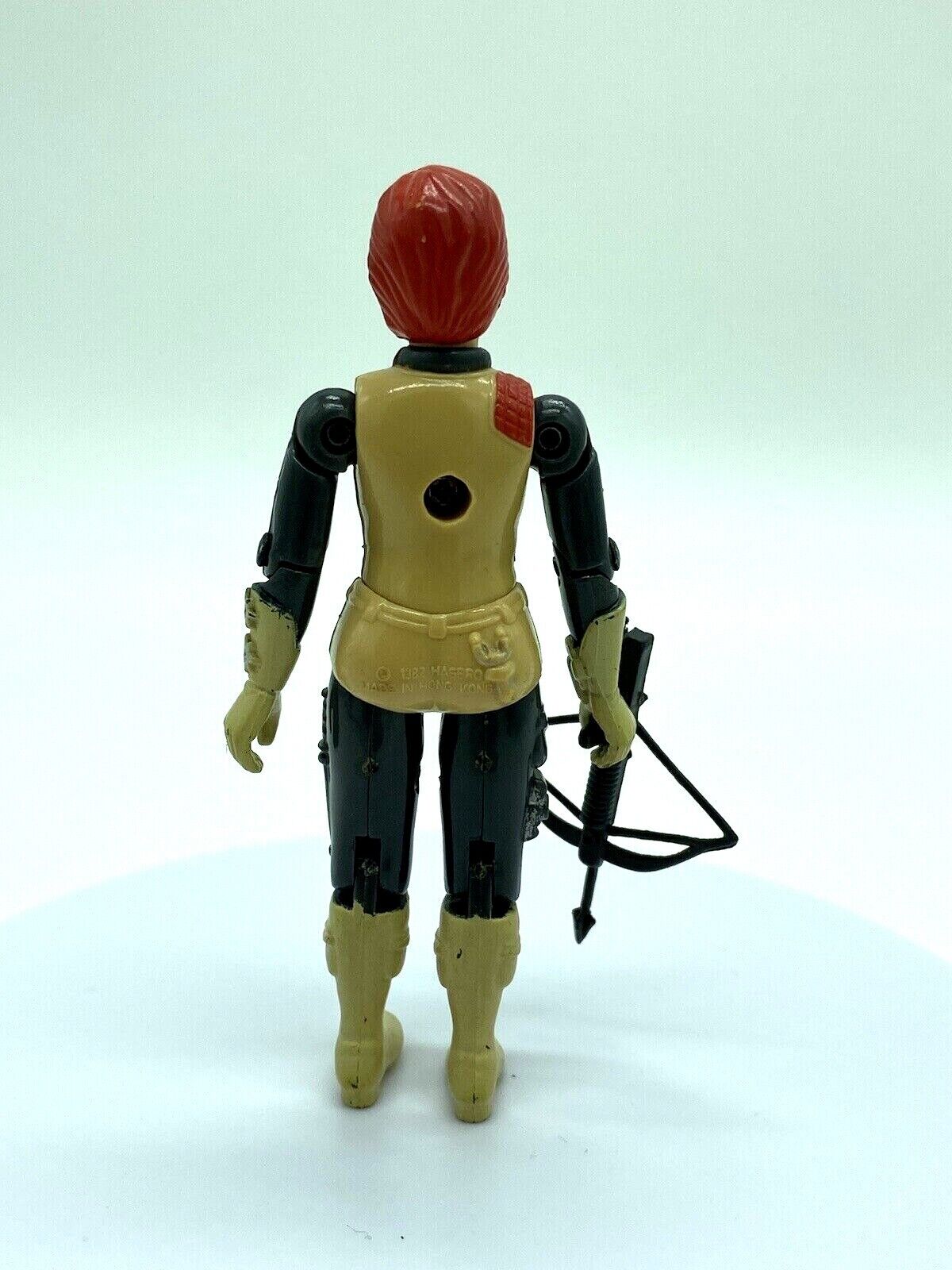 G.I. Joe Scarlett Straight arm version complete with file card