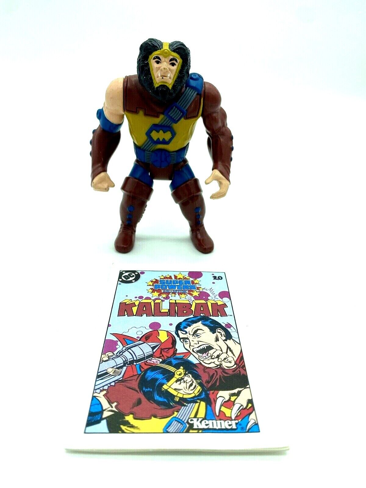 Super Powers figure Kalibak and comic DC